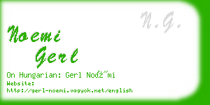 noemi gerl business card